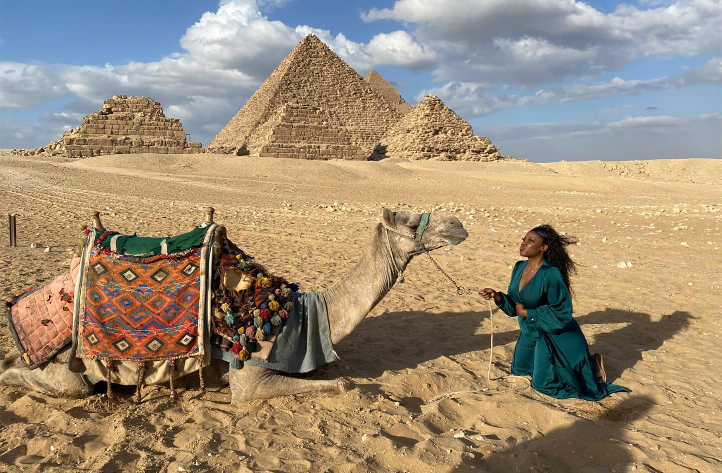 From inside the Pyramids of Giza