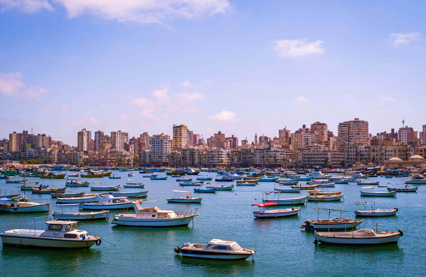 Marina boats in Alexandria