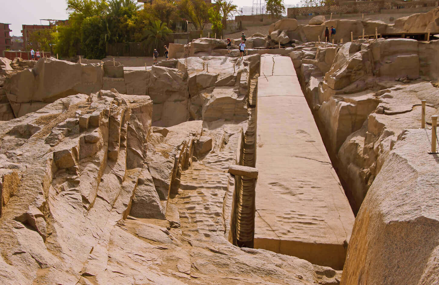 The Unfinished Obelisk in its quarry
