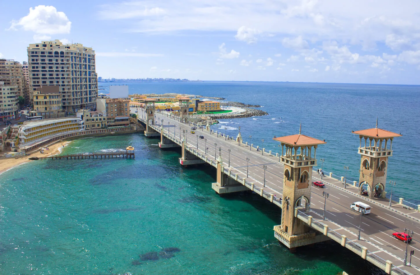 View of Alexandria, Egypt