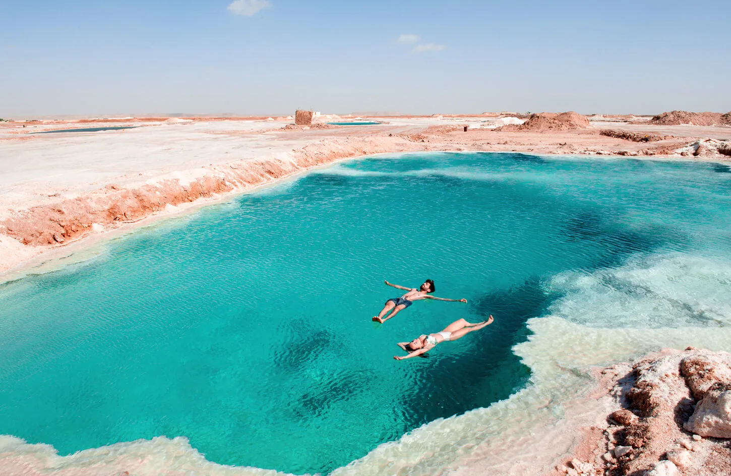 A couple of salt lakes in Siwa from one of our trips there