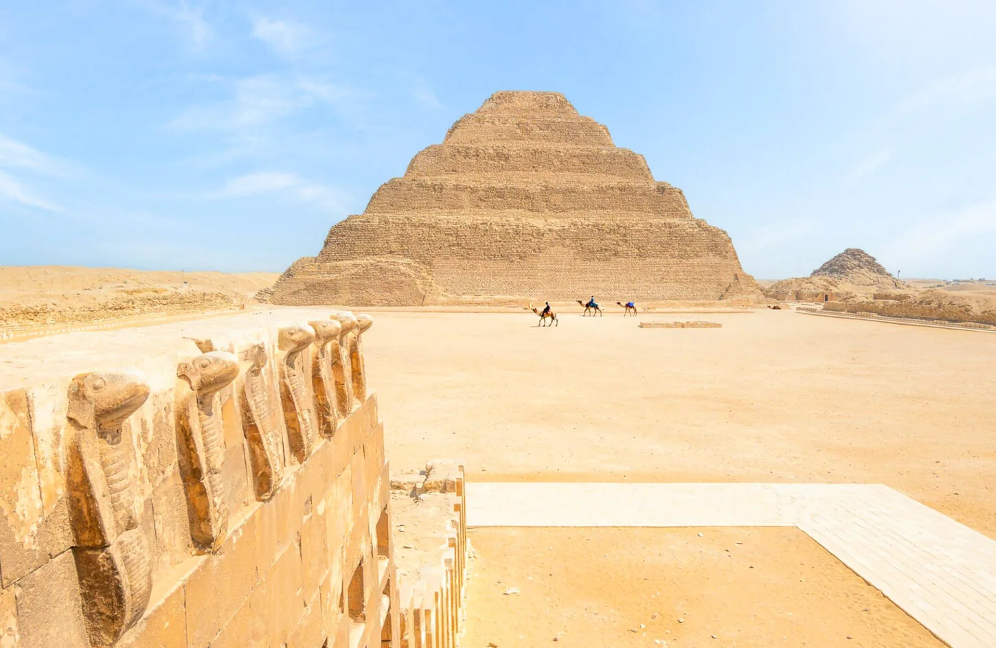 The step pyramid of Djoser