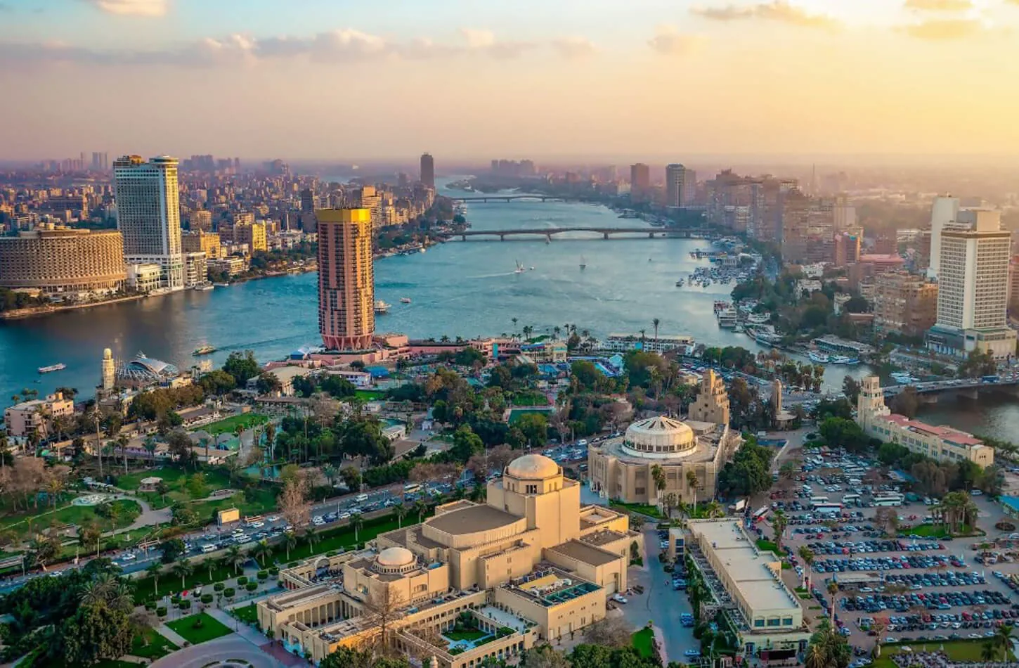 Cityscape view of Cairo, Egypt