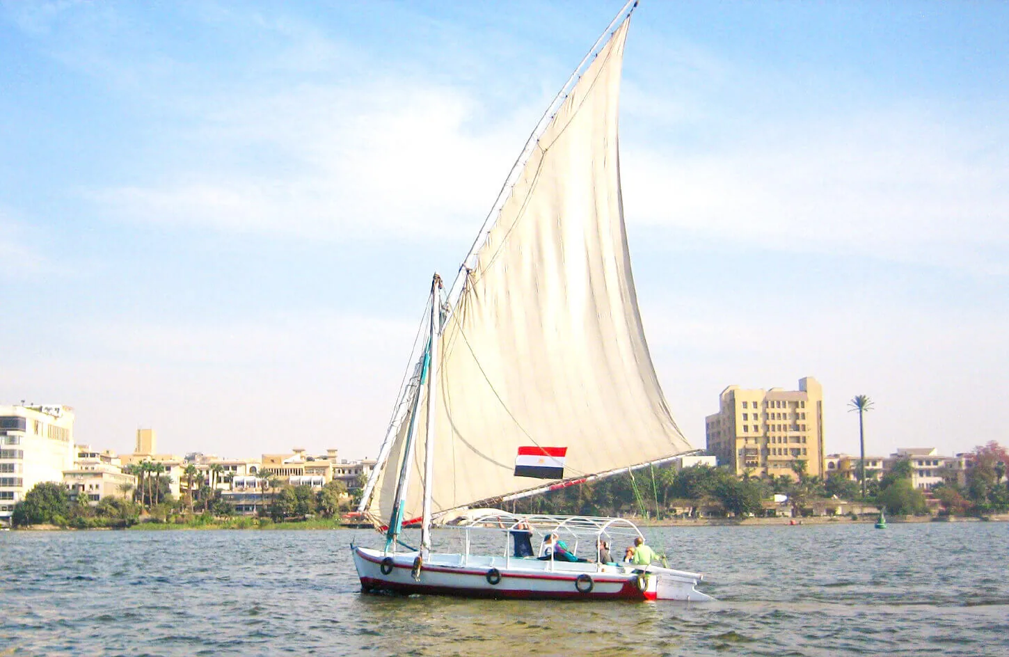 A felucca trip on the Nile River