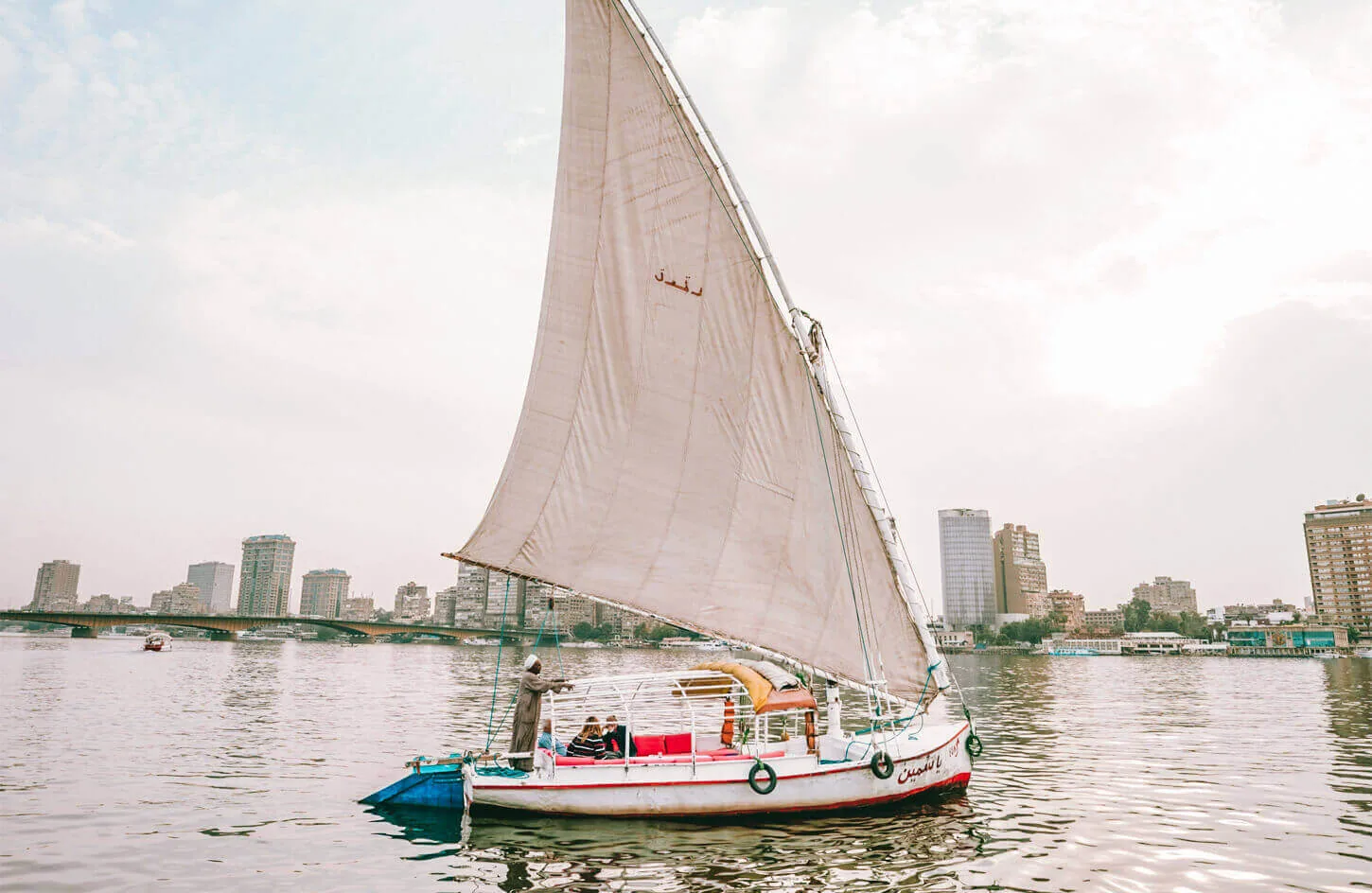 The felucca in cairo the nile river