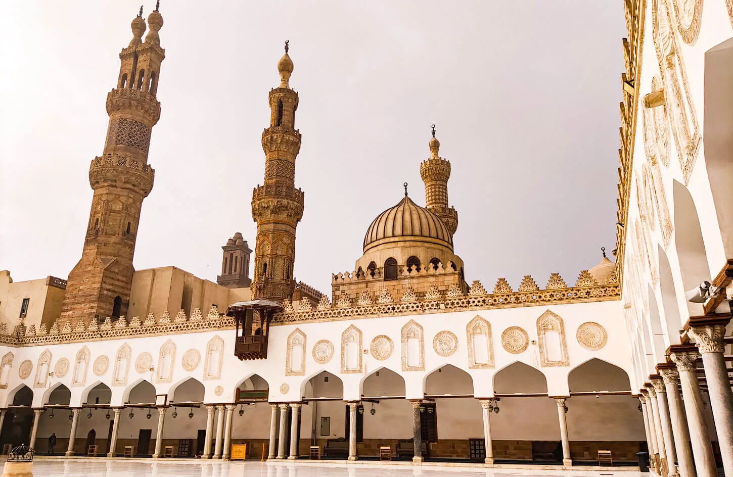 The mosque of al azhar in cairo